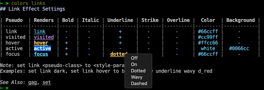 link management example